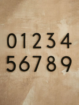 DecorTwist - House Numbers AURELE 5 Number Black