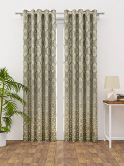Happy Hues - Tuscan Door Curtains XL Modern Minimalistic Design Olive
