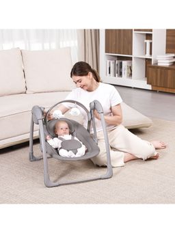 Mastela - Deluxe Portable Swing Grey