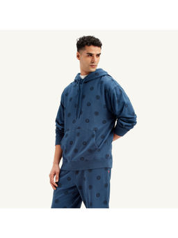 Levi's - Mens Print Blue Hoodie