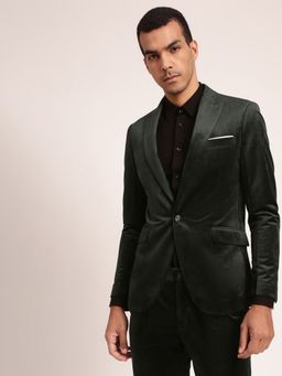 LINDBERGH - Men Green Solid Blazer
