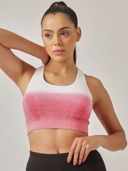 Clovia - Low Impact Printed Sports Bra with Removable Cups