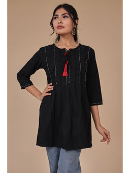 Zari Jaipur - Cotton Viscose Thread Work Tunic