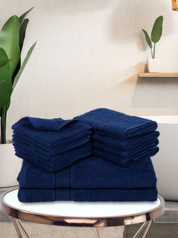 KOPA - Quick Dry 100% Cotton Soft Terry Towel -2Pc Bath, 4Pc Hand, 8Pc Face D'Ross Solid