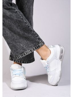 The White Pole - Women's White Casual Sneakers