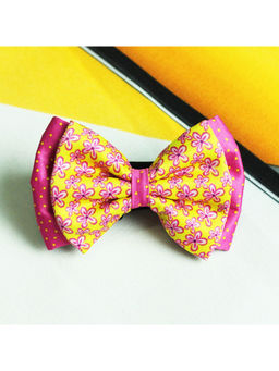 Tossido - Flora Layered Bow with Adjustable Elastic Headband