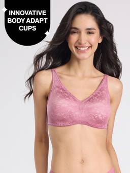 Nykd by Nykaa - Shape & Sculpt Lace Wirefree Padded Shaping Bra-NYB187 Nectar