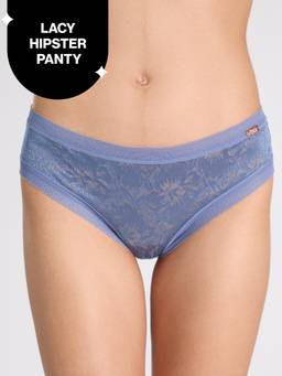 Nykd by Nykaa - Shape & Sculpt Hipster Lace Panty-B Blue NYP398