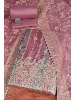 Biba - Women Purple Unstitched Kurta and Bottom with Dutpatta