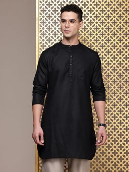 Gahan - Band Collar Rozana Kurta