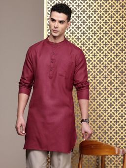Gahan - Band Collar Rozana Kurta
