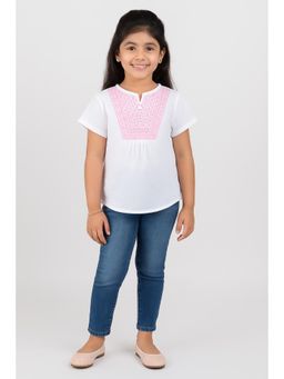 Miyo - Girls Embroidered Casual Top