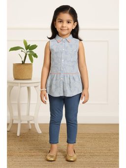 Miyo - Girls Paisley Printed Sleeveless Top