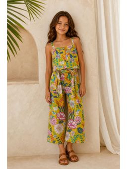 Aarika - Cream Floral Printed Cotton Co-ord Set