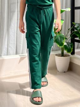Lil Tomatoes - Boys Cotton Looper Knit Drawstring Cargo Trouser
