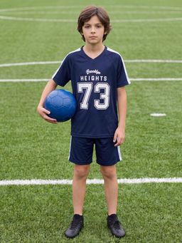 Lil Tomatoes - Boys Half Sleeve Typography Print T-Shirt With Shorts