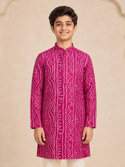 Vastramay - Falsa Rayon Digital Print Knee Length Kurta