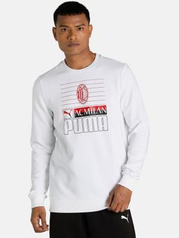 Puma - Acm Ftblcore Crew Sweat Men White Sweatshirt