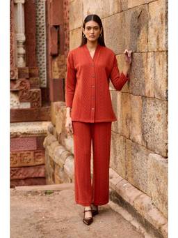 dash and dot - Rust Knit Pant