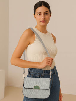 ESBEDA - Grey For Sandstone Grace Sling Bag For Women