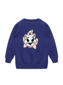 KiddoPanti - Girls Sweatshirt with Applique