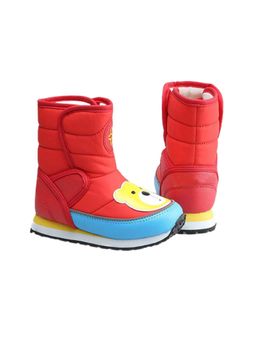 Little Surprise Box - Cute Teddy Red Winter Kids Snowboots