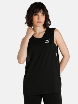 Puma - Classics Relaxed Womens Black Tank Top