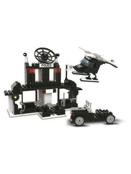Playzu - Building Blocks City Police Control Station 6-7 Years