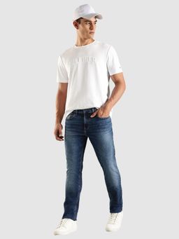 Tommy Hilfiger - Men Blue Solid Jeans