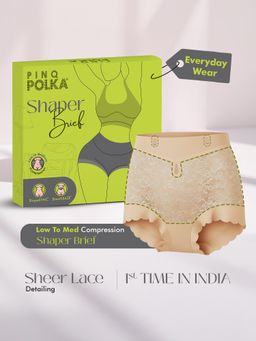 Pinq Polka - Shapewear Invisiskin Tummy Tucker Brief Panty Everyday Shaper