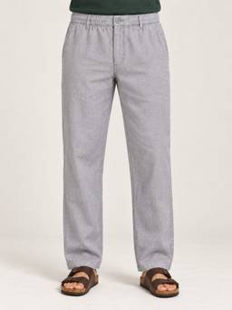 Subtract - Mens Cotton Linen Casual Trouser