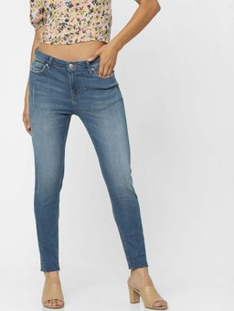 ONLY - Women Solid Blue Jeans