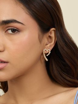 Isharya - Summer Sweetheart Earrings In 18Kt Gold Plated