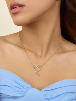 Isharya - Summer Sweetheart Necklace In 18Kt Gold Plated