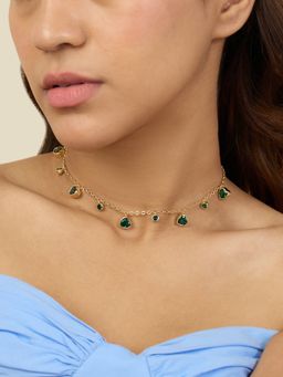 Isharya - Lush Dreams Charm Necklace In 18Kt Gold Plated