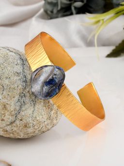 Silvermerc Designs - Gold Plated Traditional Kada Bracelet