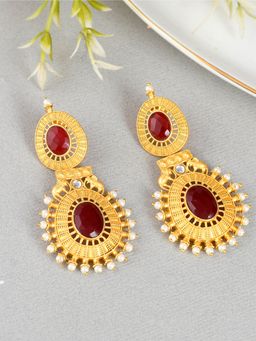 Silvermerc Designs - Gold Plated Ethnic Handcrafted Earrings