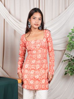 NISHORAMA - Ruhi Sleeved Corset Kurti