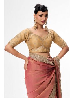 Swtantra - Women Embroidered Sabya Cream Blouse