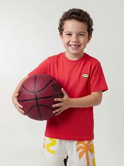 United Colors of Benetton - Red Pure Cotton Half Sleeves T-Shirt