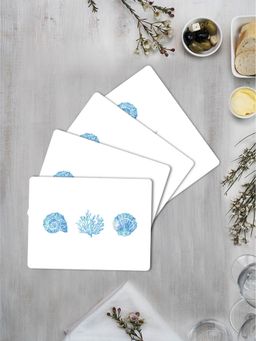 Space of Joy - Blue Nautical 2 Premium Printed Rectangular MDF Wooden Placemats