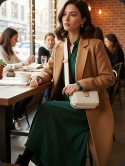 CrossKulture - White Women’s Crossbody Sling Bag