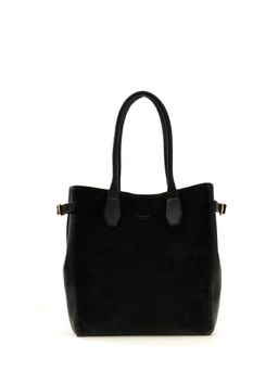 Guess - Women Solid Black Anitha Tote Bag