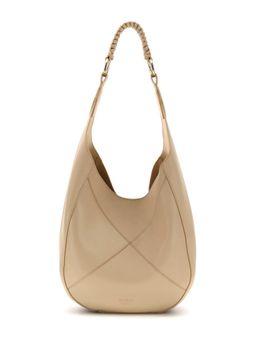 Guess - Women Solid Sand Pauline Hobo With Pouch