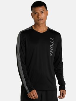 Puma - Train Fit Ls Men Black T-shirt