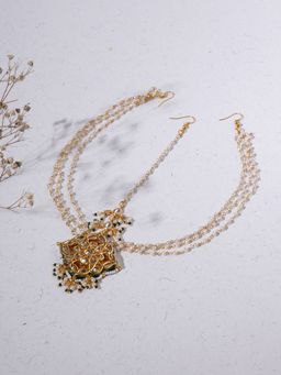 Ruby Raang Studio - Layered Pearl Matha Patti