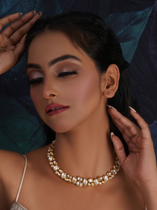 Ruby Raang Studio Kundan Gold Necklace