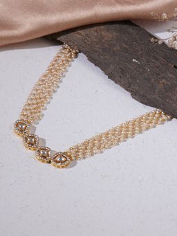 Ruby Raang Studio - Kundan and Pearl Neckpiece