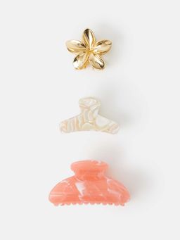 Accessorize London - Multi-Color Mixed Hair Clutchers (Pack of 3)