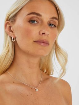 Accessorize London - White Hummingbird Pendant Necklace